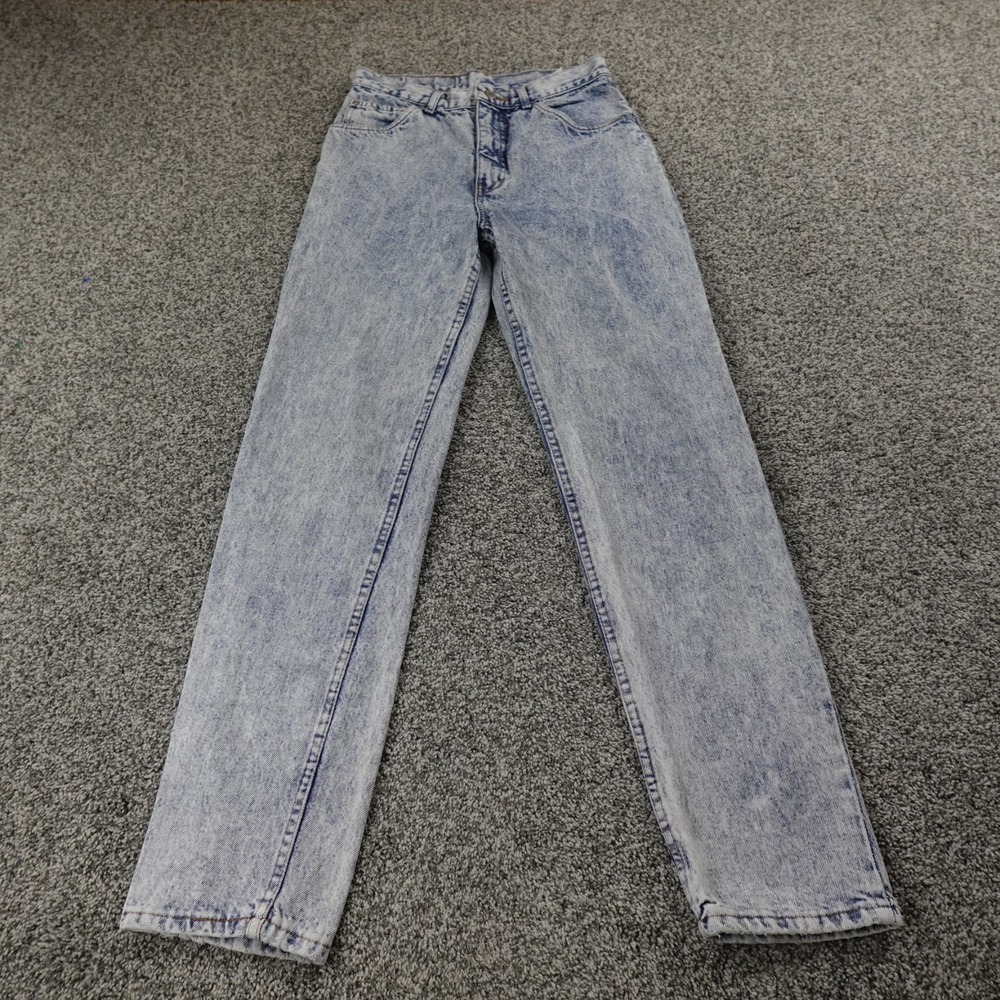 VTG Jordache Jeans Mens 28X31 Blue‎ Denim Acid Wash Pants Western Cowboy USA 90s
